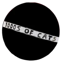 Black brandname pin