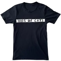 logo t-shirt with black line logo
