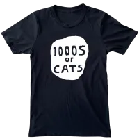 white t-shirt with black circle logo