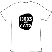 white t-shirt with black circle logo